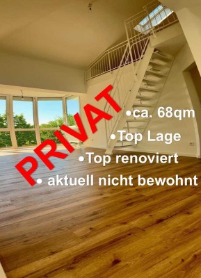 PRIVAT-TOP renovierte 2/3 Zimmer Maisonette-Wohnung