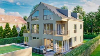 Chance auf ein Traumgrundstück und modernes Haus! Großer sonniger Südgarten und sehr ruhig!