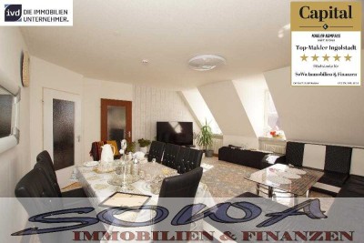 Renditeobjekt! Schicke 4,5 Zimmer Wohnung mit Tiefgaragenstellplatz im Zentrum in Neuburg - Ein O...