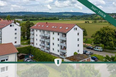 Bezugsfreie, renovierte 2,5-Zi.-Wohnung mit Balkon in ruhiger Lage von Salem/ Mimmenhausen