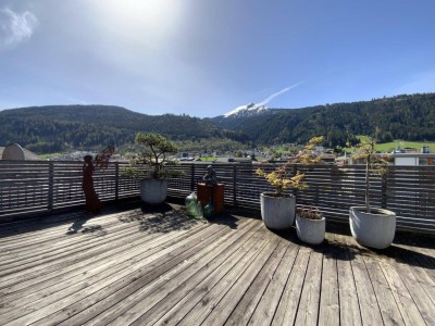 Maisonette-Penthousewohnung mit Traumterrasse - Sonnenlage - Zentrum Axams
