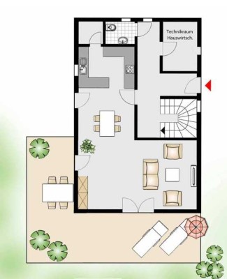 Modernes Einfamilienhaus am Waldrand: EBK, großes Bad mit Dusche & Wanne, PV-Anlage, Glasfaser u.v.m