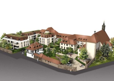 Außergewöhnliche und stilvolle Wohnung im Kloster - Einbauküche und viel Flair inklusive
