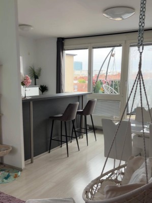 Moderne 3-Zimmer Dachgeschosswohnung mit 2 Terrassen und Blick Über Wien (Vergabe nur an SozialbauAG Mieter)
