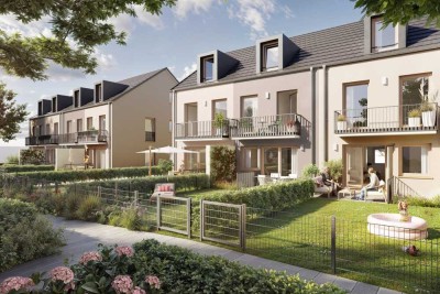 Großzügiges Reihenhaus mit privatem Garten, Terrasse und Balkon