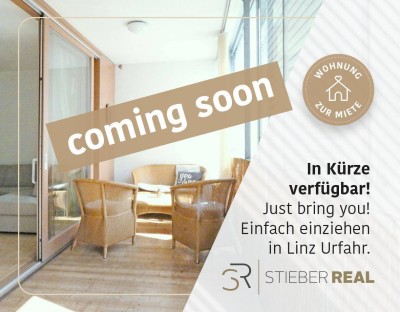 JUST BRING YOU! Vollmöblierte Wohnung mit TG in Urfahr! Heizkosten inkludiert!