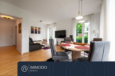 � Gartenliebhaber aufgepasst! Sonnige 2 Zi Neubau-Whg mit gr Eck-Terrasse+Stellplatz (Barrierefrei)