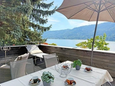 Großzügige Seeblickwohnung mit Seezugang am Ossiacher See