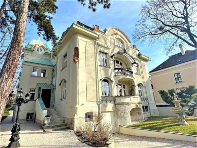 GRINZINGER STRASSE, klimatisierte 124 m2 Altbau mit Balkon, Wohnküche, 3 Zimmer, 2 Bäder, teilmöbliert, Gartenmitbenutzung