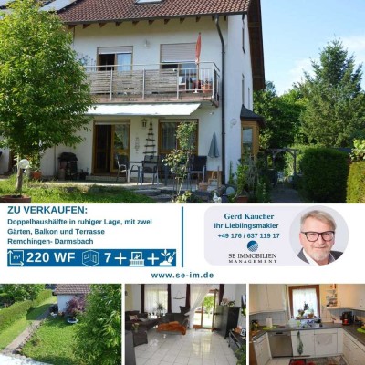 Platz für die ganze Familie !-Doppelhaushälfte -Doppelgarage-2mal Garten- Terrasse und vieles mehr!