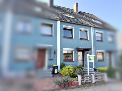 ToHuus Immobilien: solides Reihenhaus mit Garage in perfekt ruhiger Lage in Brhv.- Wulsdorf ...