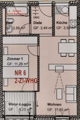 Traumhafte vollmöblierte 2-Zimmerwohnung im Herzen der Stadt!