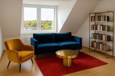 Darüber ist nur der Himmel. 2 Zi. DG Whg., Delitzscher Str., Eutritzsch Nord (Kaufpreis VB)