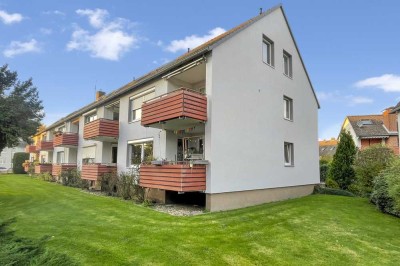 Vermietete gut geschnittene 3-Zimmer-Wohnung mit herrlicher Loggia und Garage in Pattensen