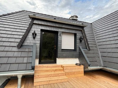 Besonderes 2-Zimmer-Appartement, Erstbezug, mit Dachterrasse in sehr ruhigem Wohngebiet am LSG
