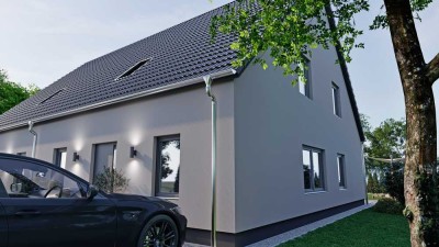 TOLLES ZWEIFAMILIENHAUS, NEUBAU in Angelmodde, FBH, A+, PV-Anlage, Lüftung mit Grundstück