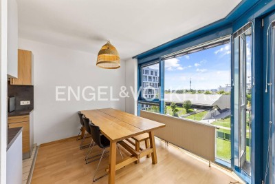 Investment-Highlight: 4-Zimmer-Maisonette mit Loggia, Gartenblick, Sauna, Pool &amp; Tiefgarage