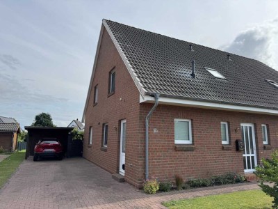Nordseeluft inklusive: Doppelhaushälfte in Friedrichskoog zu vermieten!