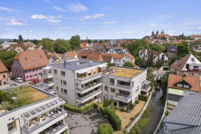 Weingarten-Zentrum: Penthouse mit Dachterrasse & 2 TG-Stellplätzen