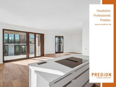 Stilvolle 5-Zimmer-Dachgeschosswohnung mit Einbauküche im exklusiven Neubauquartier Deiker Höfe!