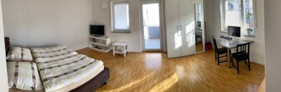 Voll-möbliertes Apartment Nähe Westpark geeignet für eine Person