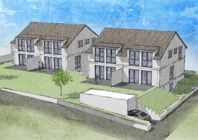 Einzigartiges Grundstück für Neubau-Haushälfte