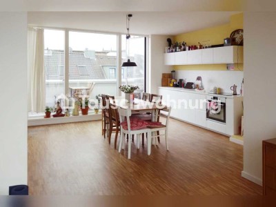 Tauschwohnung: ruhige und helle Penthouse / Maisonette Wohnung