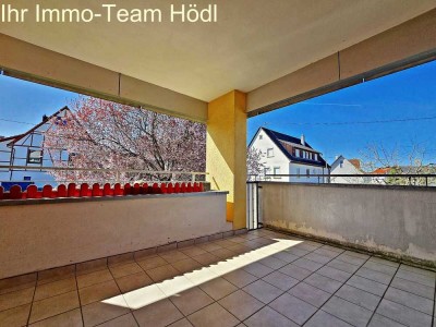 Tolle Wohnung mit großem Balkon und Garage in Rommelsbach!!!
