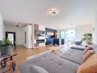 Exklusive 2-ZW mit hochwertiger Ausstattung und Balkon – Wohnen in moderner Architektur - KFW-55