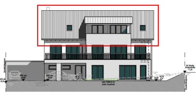 Neubau-Traum: 4-Zimmer-Wohnung im Dachgeschoss mit Licht & Wohnkomfort!