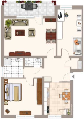 3-Zimmer-Wohnung in Mönchengladbach Bonnenbroich - Geneicken
