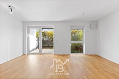Moderne, großzügige Gartenwohnung mit Tiefgaragen-Stellplatz