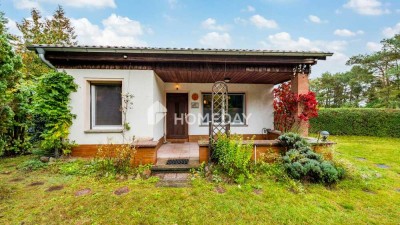 Wo Ruhe wohnt: charmantes Wochenendhaus mit Garage in Plaue
