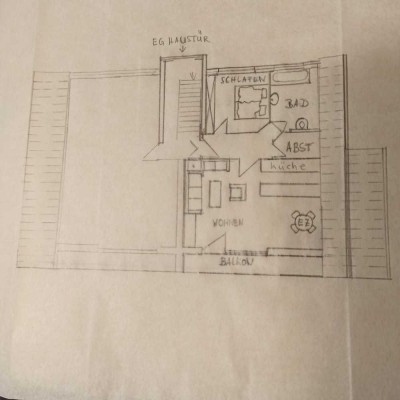 So kann der Sommer kommen: Lichtduchflutete 2-Zimmer-Wohnung mit Balkon in Rees