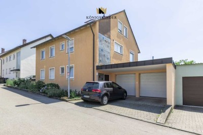 Platz genug für 2 Generationen: 2-3-Familien-Haus mit Doppelgarage und Garten in ruhiger Wohnlage!