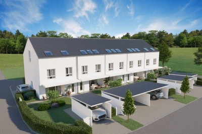 Neubau-Reihenhäuser in Großmehring – KfW-40-EE-Standard mit Carport, PV & Stellplatz inklusive!