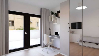 Neubau TOP WG-Wohnungen im Herzen von Aachen, teilmöbliert oder vollmöbliert