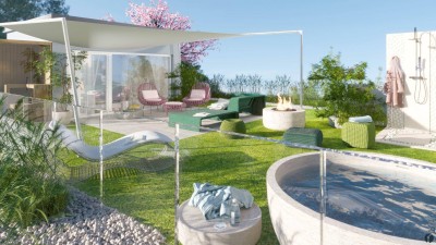 4 Zimmer Wohnung mit Dachgarten