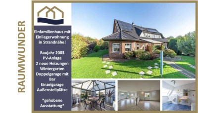 Ihr Traum-Eigenheim an der Nordsee mit vermieteter Einliegerwohnung *Strandnah, BJ 2003, PV-Anlage*