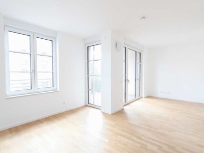 Lichtdurchflutete Etagenwohnung mit Loggia und moderner Einbauküche – großzügiges Wohnambiente genie