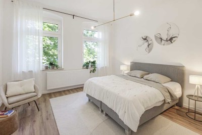 Ohne Makler: Schöne 4-Zimmer Wohnung im Altbau | Balkon wird nachträglich angebaut