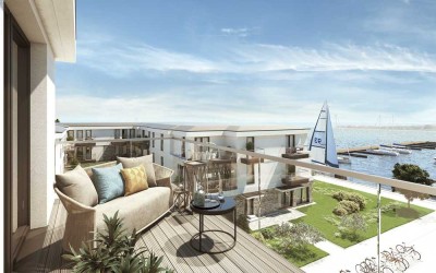 Moderne Neubauwohnung mit Wasserblick