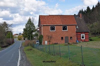 Einfamilienhaus und Grünfläche