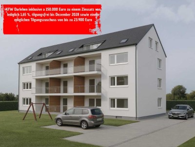 KfW-Darlehen – 3-Zimmer-Wohnung , energetisch kernsaniert nach KfW 70 EE