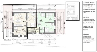 Kernsanierte attraktive 1-Zimmer Wohnung mit großer Terrasse in Os-Haste