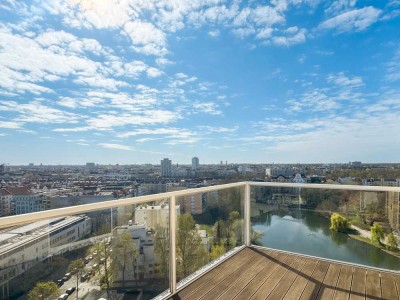Penthouse mit 360°-Panoramablick und direktem Zugang zum Lietzensee