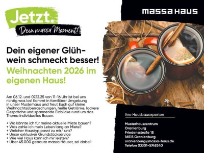 Weihnachten 2026 im  eigenen Haus!
