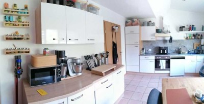 Sonnige 4-Zi-DG mit EBK Feldmoching 92qm NF Ruhiger Stadtrand