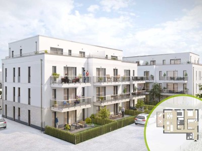 Neubau 3-Zimmer-Wohnung mit XL-Balkon I Aufzug I provisionsfrei