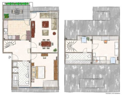 3 Zimmer DG - Maisonette im Grünen in Consrade - Am Park